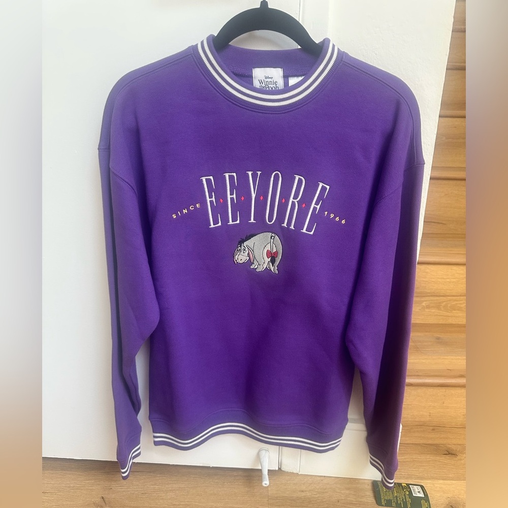Disney Eeyore Purple Crew Neck Sweater